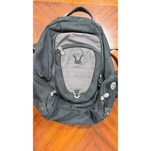 Swiss Gear Backpack‎ Computer Laptop Synergy Shock Business Black Gray